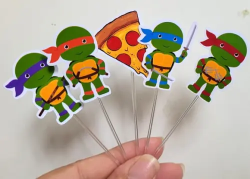 Kit Toper para Docinho Tartarugas Ninja