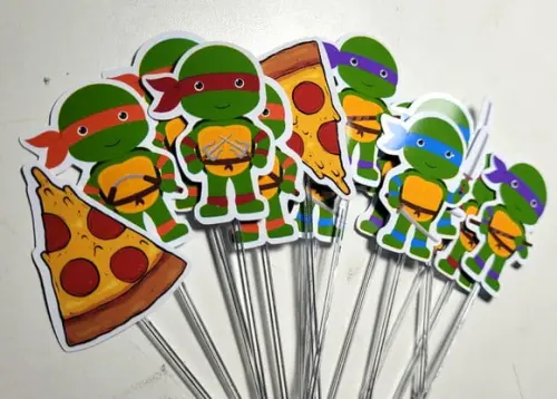 Kit Toper para Docinho Tartarugas Ninja