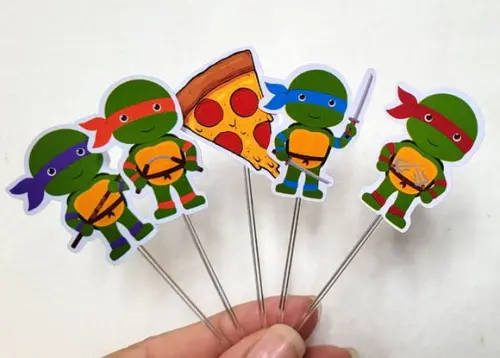 Kit Toper para Docinho Tartarugas Ninja