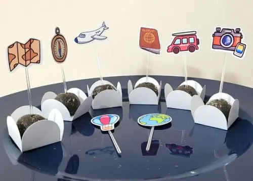 Kit Toper para Docinho Viagem