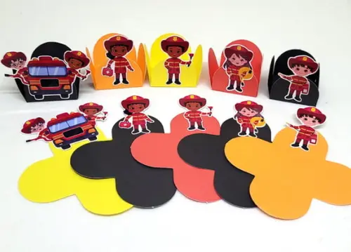 Forminhas para Docinhos Bombeiros