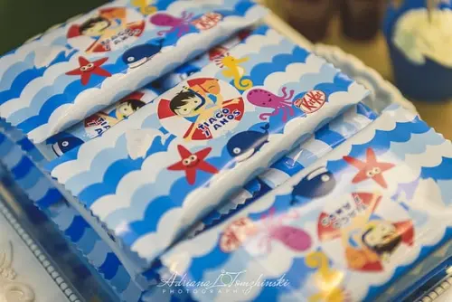 Capa Kit Kat Personalizado Fundo do Mar