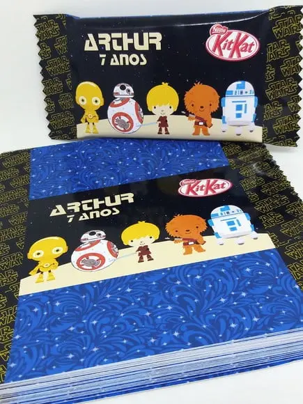 Capa Kit Kat Personalizado Star Wars Cute