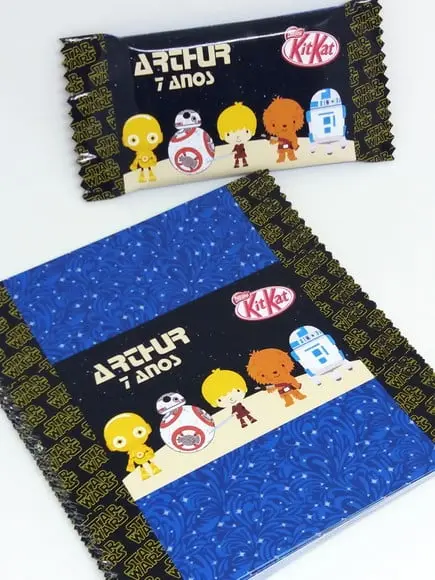 Capa Kit Kat Personalizado Star Wars Cute