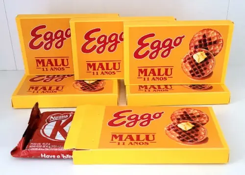 Kit com 20 Caixas para Kit Kat Waffle Stranger Things