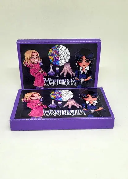 Kit com 20 Caixas para Kit Kat Wandinha