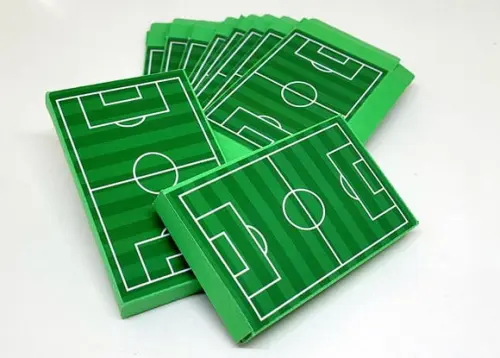 Kit Nº1 com 20 Caixas para Kit Kat Campo de Futebol