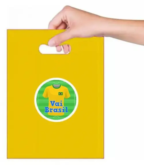 Adesivo para Sacolinha Camisa Brasil