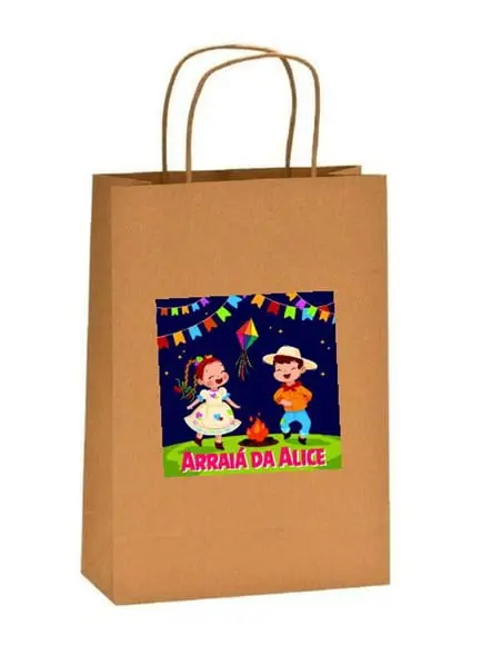 Adesivo para Sacolinha Festa Junina