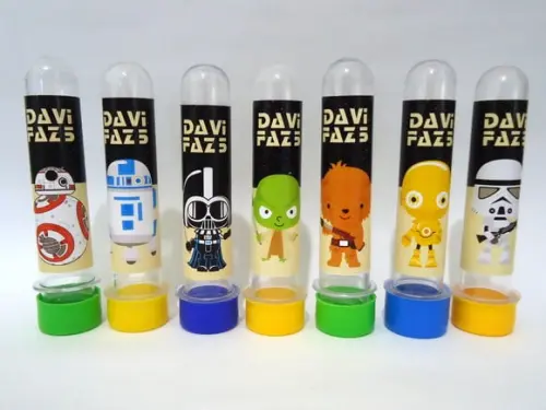 Adesivo para Tubete Star Wars Cute