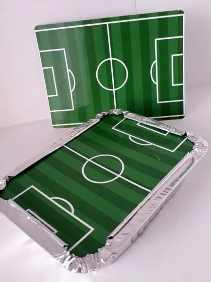 Rótulo Adesivo Marmitinha 500 Gr Campo de Futebol