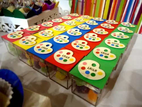Aplique 3d para Caixa Acrílica 5x5 Pintando o 7