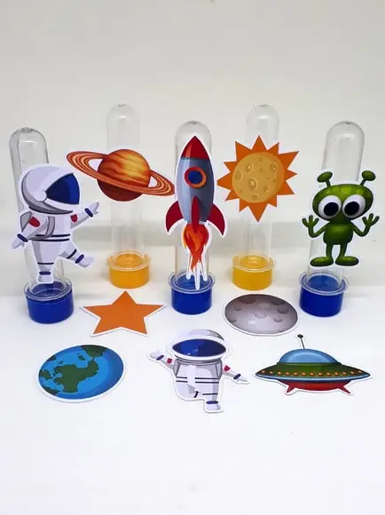 Kit 20 Apliques Astronauta