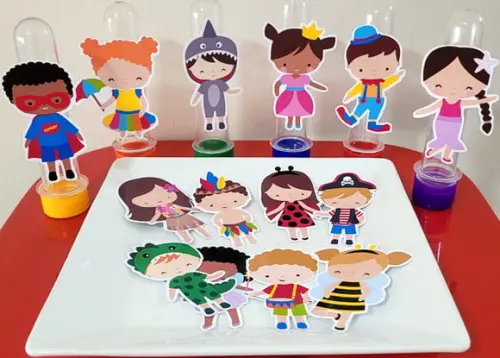 Kit 20 Apliques Bloquinho de Carnaval