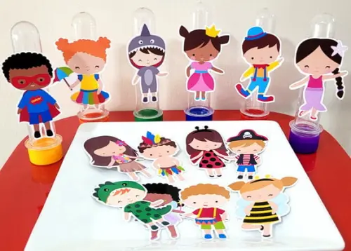 Kit 20 Apliques Bloquinho de Carnaval