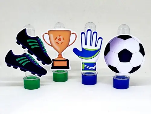 Kit 20 Apliques Futebol