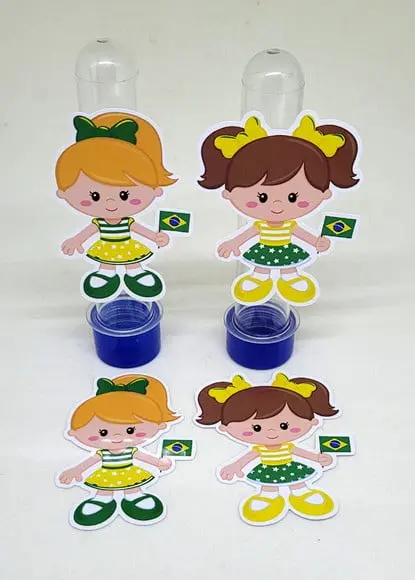 Kit 20 Apliques Jogadora de Futebol