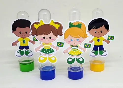 Kit 20 Apliques Jogador (a) de Futebol Brasil