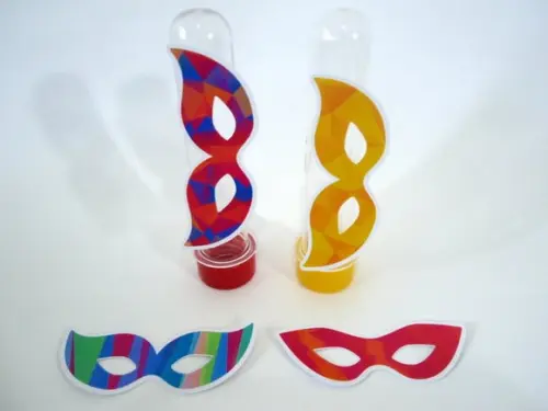 Kit 20 Apliques Máscara Carnaval