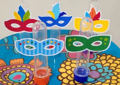 Kit 20 Apliques Máscara de Carnaval