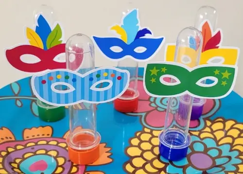 Kit 20 Apliques Máscara de Carnaval