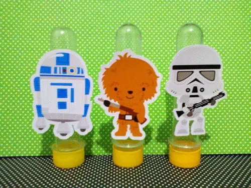 Kit 20 Apliques Star Wars