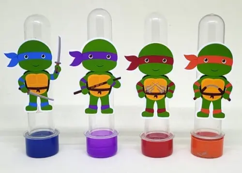 Kit 20 Apliques Tartarugas Ninja