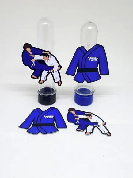 Kit 30 Apliques Lutas