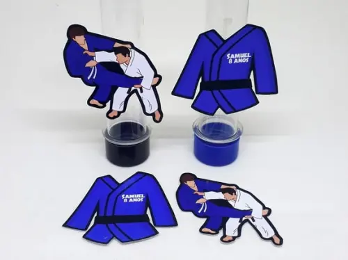 Kit 30 Apliques Lutas