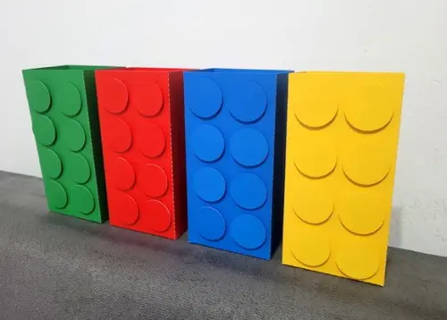 Caixa Pipoca Lego