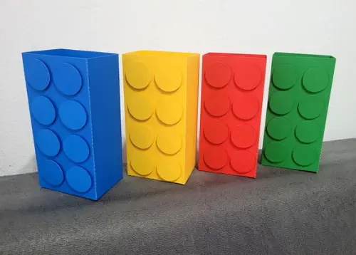 Caixa Pipoca Lego