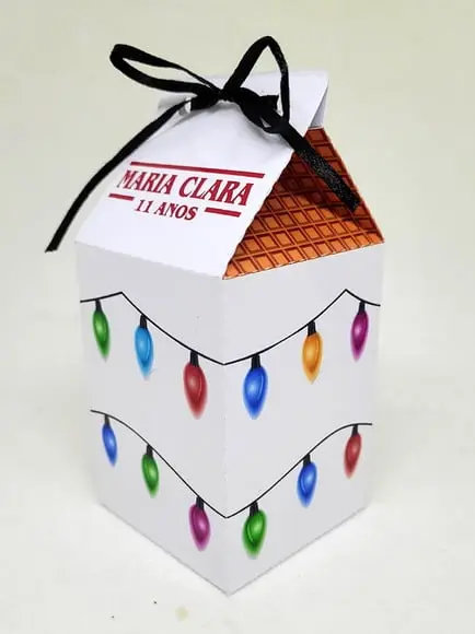 Kit 14 Caixas Milk Letreiro Stranger Things