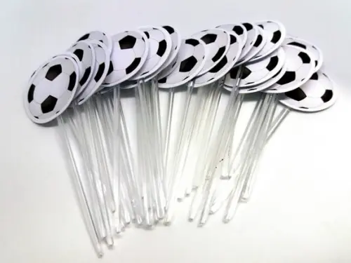 Kit 40 Toper para Docinho Bola de Futebol