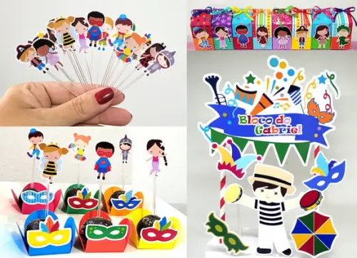 Kit Festa Carnaval 81 Itens