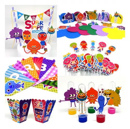 Kit Festa com 101 Itens Super Simple Songs