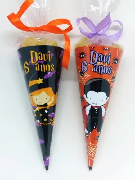 Kit Festa com 76 itens Hallowen