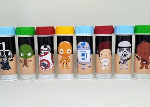 Rótulo para Bola de Sabão Star Wars Cute