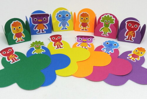 Kit 1 com 50 Forminhas para Docinhos Super Simple Songs