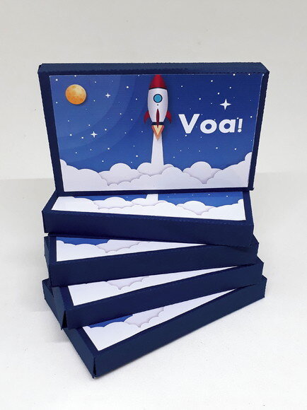 Kit Nº2 30 Caixas Kit Kat Astronauta