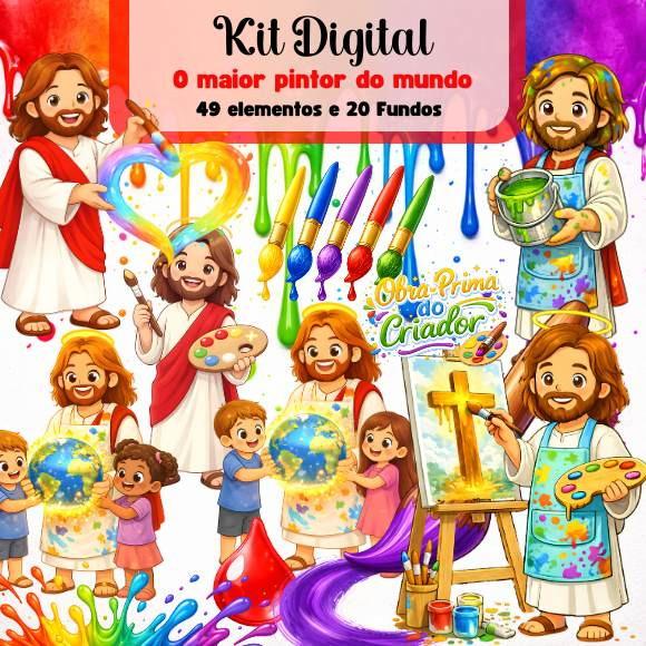 Kit digital O Maior Pintor do Mundo