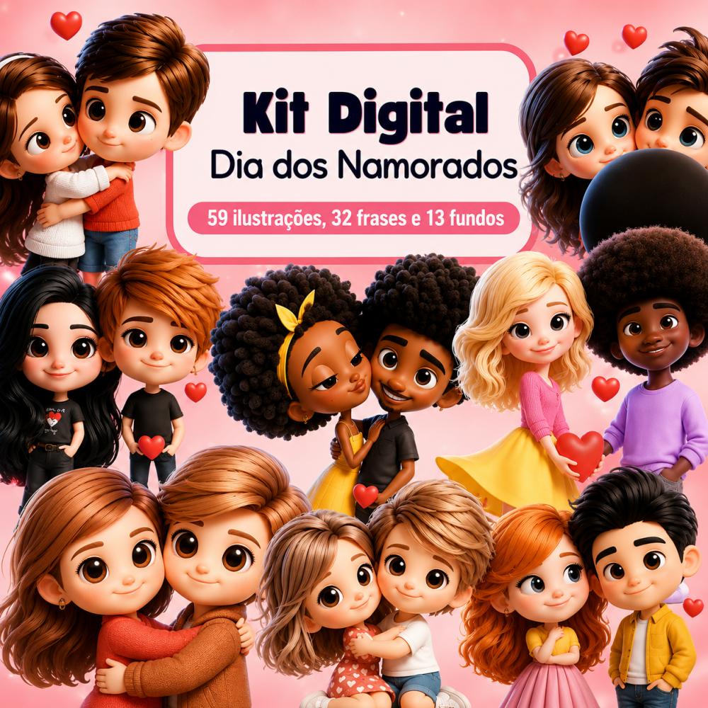 Kit Digital Dia dos namorados 2