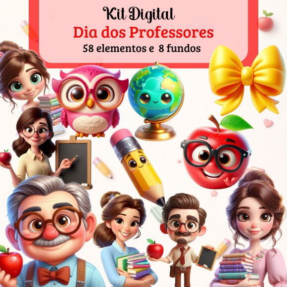 Kit Digital Dia Dos Professores