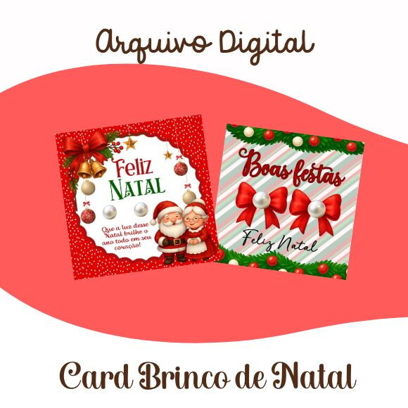 Arquivo Digital Tags de Brincos Natal