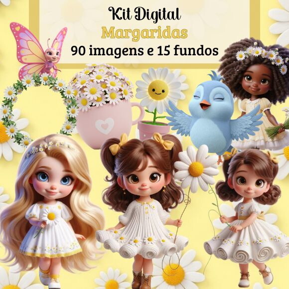 Kit digital Margaridas