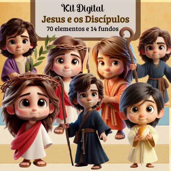 Kit Digital Jesus e os Discípulos