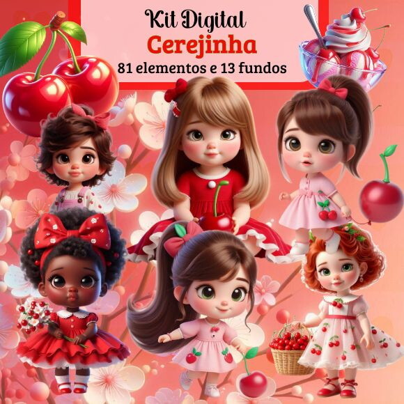 Kit Digital Cerejinha