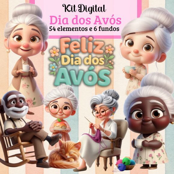 Kit Digital Dia dos Avós