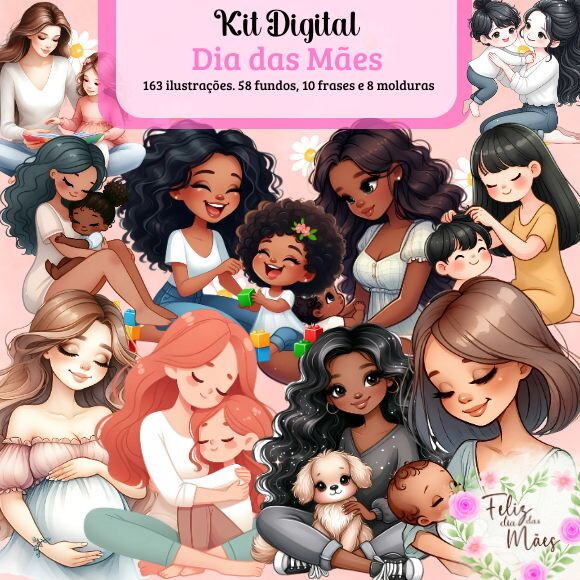Kit digital Dia das Mães