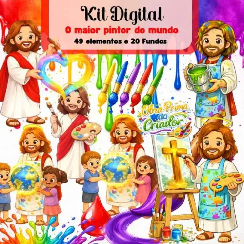Kit digital O Maior Pintor do Mundo