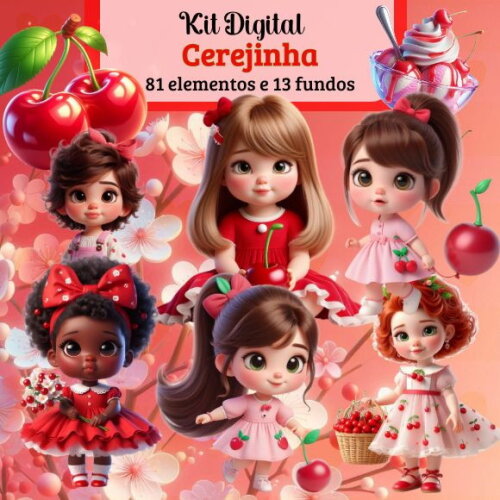Kit Digital Cerejinha